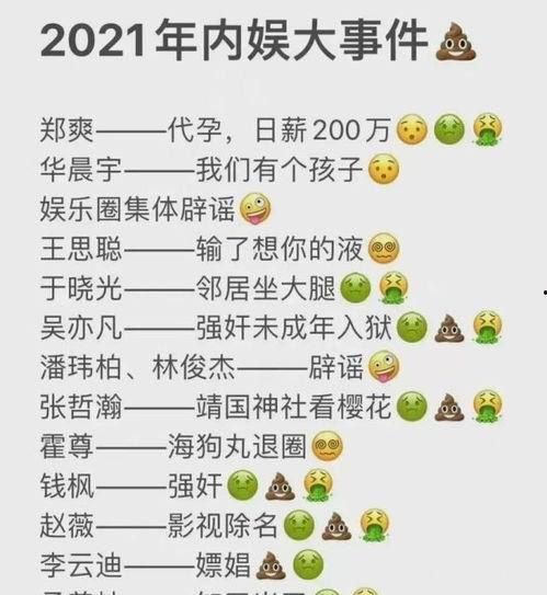 娱乐圈吃瓜汇总2021
